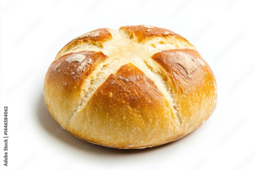Round loaf of crusty bread Round loaf of crusty bread