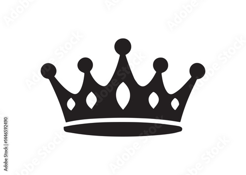 Queen crown Icon, Queen crown silhouette vector