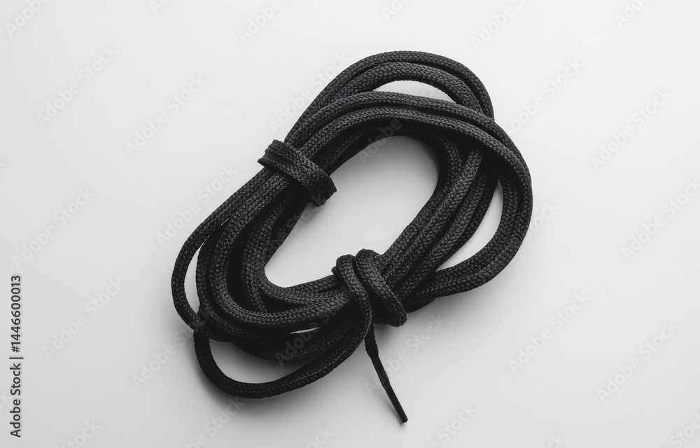 Black shoelaces coiled (2) Black shoelaces coiled (2)