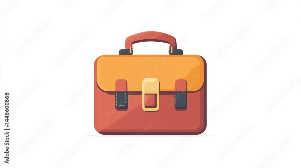 Simple briefcase icon Simple briefcase icon