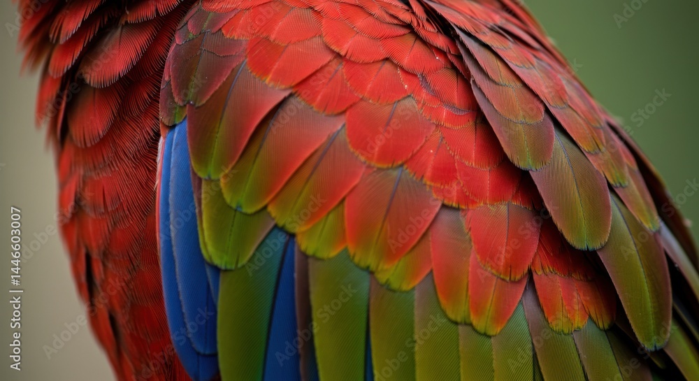 Fototapeta premium Parrot Feathers, Photo
