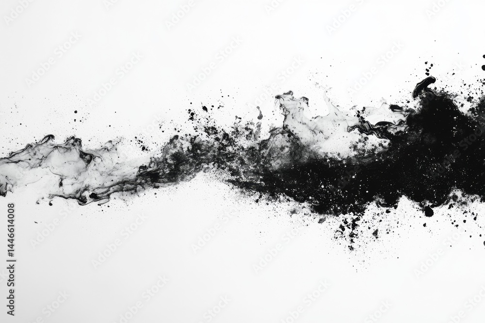 Obraz premium Abstract Ink Splash (1)