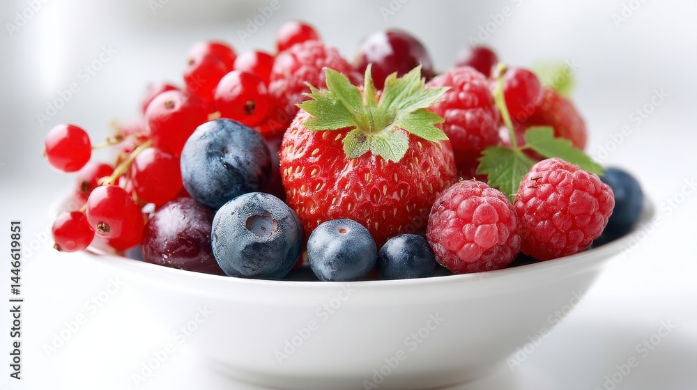 Fresh Assorted Berries Bowl Fresh Assorted Berries Bowl