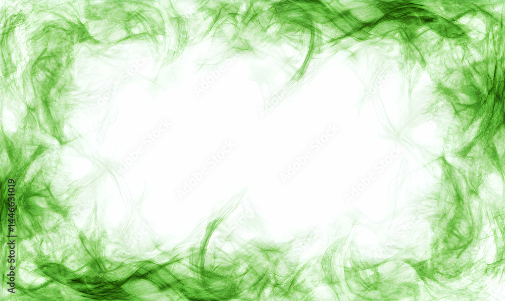 Wispy, green frame Wispy, green frame