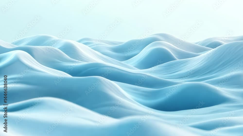 Blue Wave Background