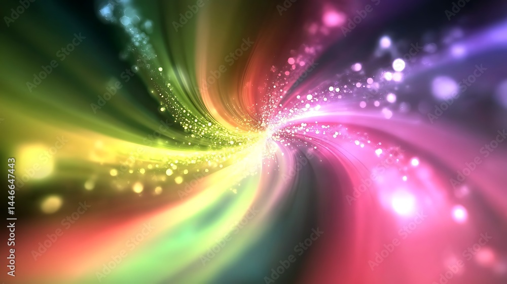 Fototapeta premium Colorful swirling abstract design