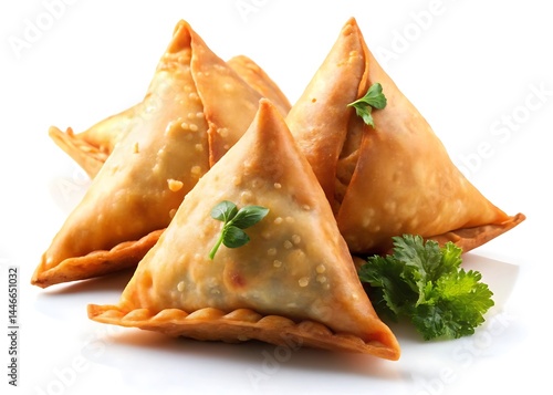 Samosa food isolated on white background