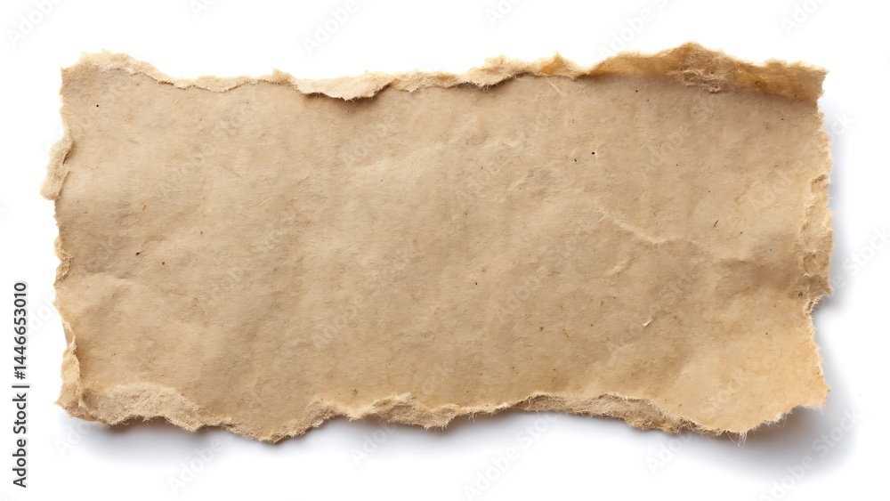 Torn paper isolated on white background Torn paper isolated on white background