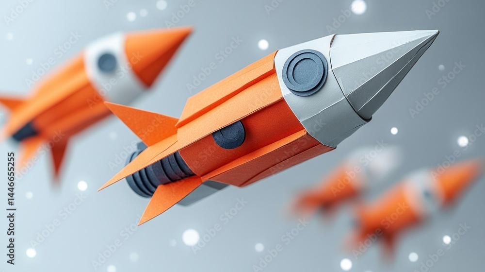 Paper Rockets in Flight Paper Rockets in Flight