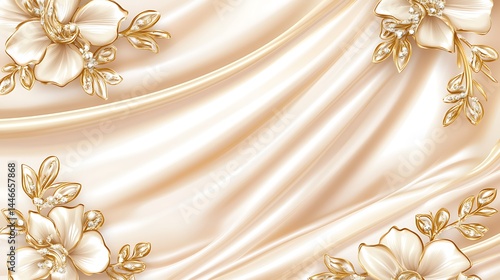 Elegant Floral Wall Mural