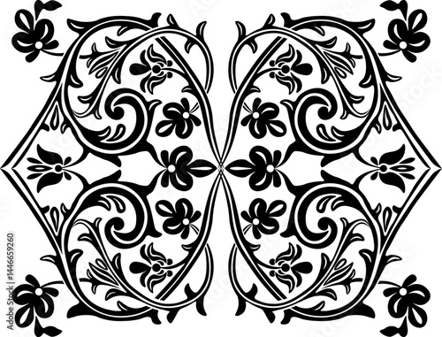 floral pattern that can be used for any decoration