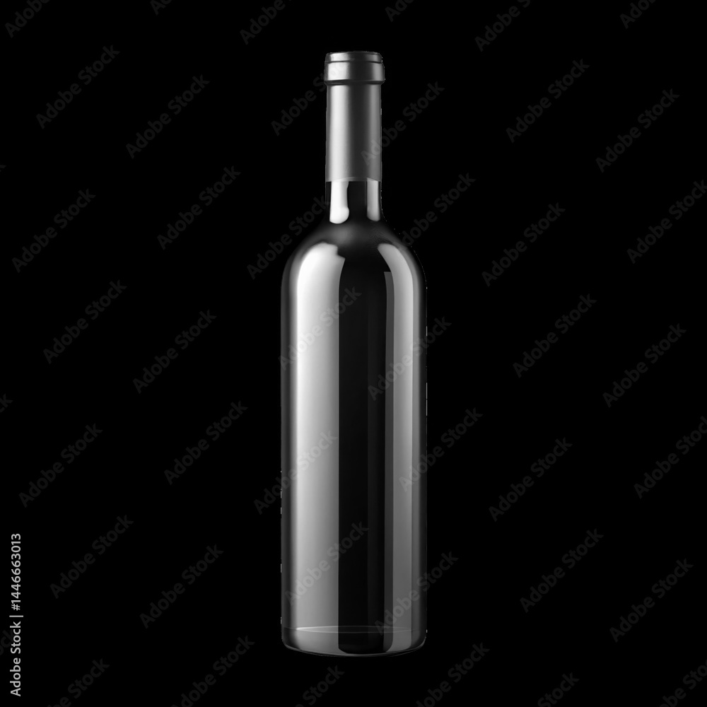 Wine Bottle isolated on transparent background Wine Bottle isolated on transparent background