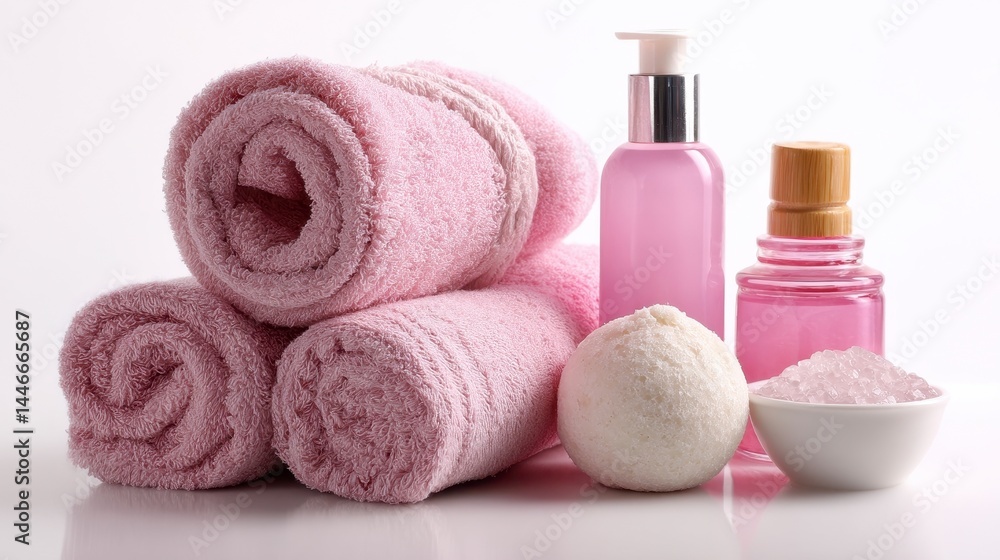 Soft Pink Spa Essentials Set Soft Pink Spa Essentials Set