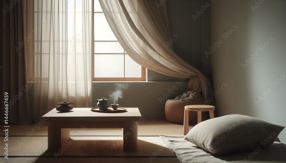 Fototapeta premium Whispers of Stillness: Serenity in Motion