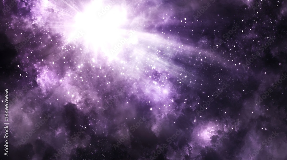 Fototapeta premium Cosmic Nebula. Space Explosion