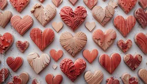 Rustic Wooden Hearts – Love in Every Grain