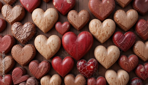 Rustic Wooden Hearts – Love in Every Grain
