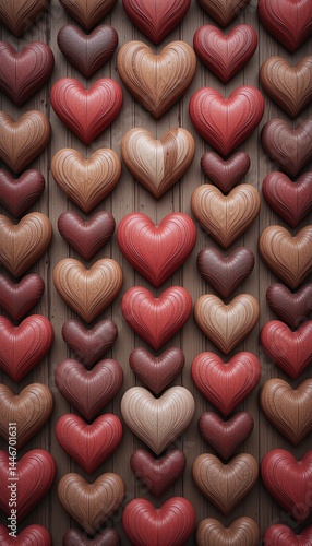Rustic Wooden Hearts – Love in Every Grain