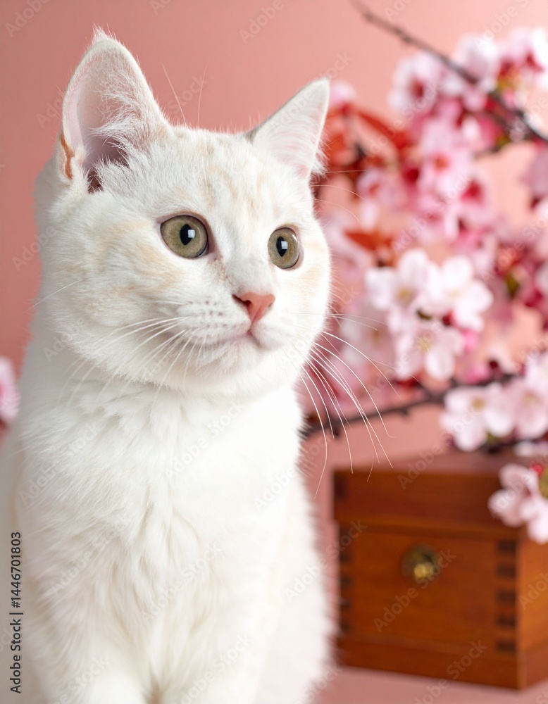 Obraz premium かわいい子猫の記念写真