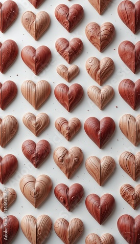 Rustic Wooden Hearts – Love in Every Grain