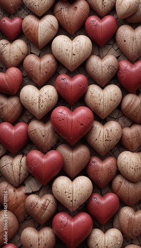 Rustic Wooden Hearts – Love in Every Grain