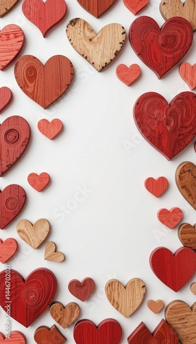 Rustic Wooden Hearts – Love in Every Grain