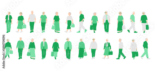 オシャレなシニアセットgreen