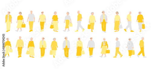 オシャレなシニアセットyellow