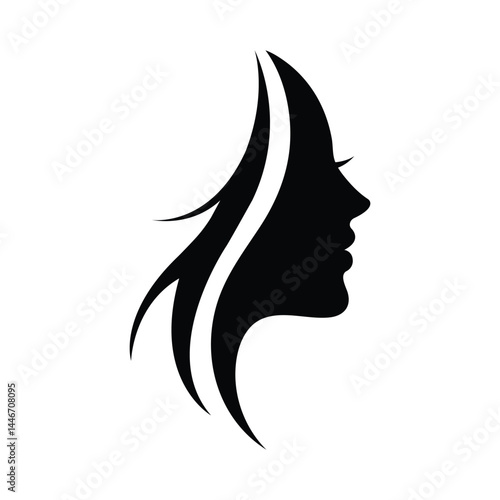 woman logo icon vector
