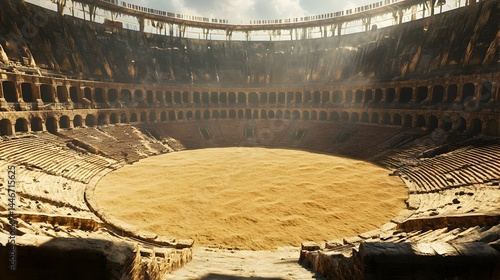 Ruined ancient arena