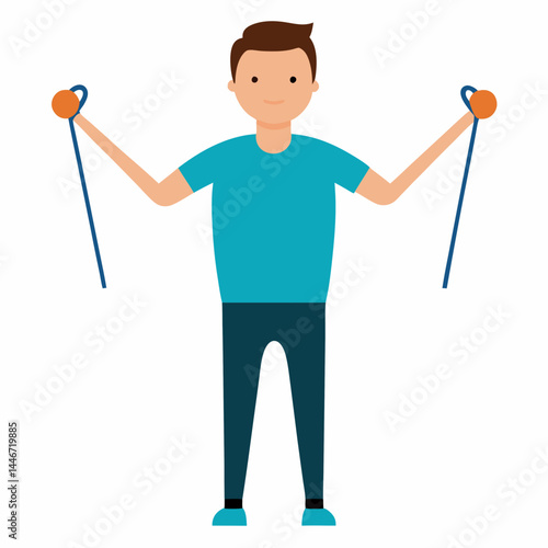 man with golf club