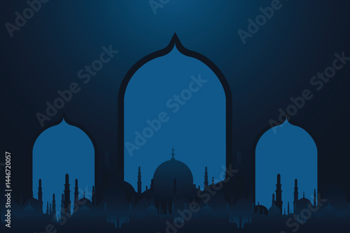 Eid al-Adha, Happy Eid al-Adha Mubarak banner Illustration background design