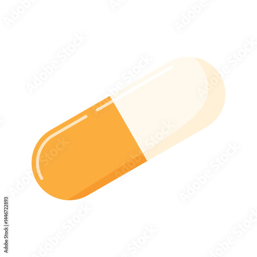 capsule pill drug for healthcare and medical element vector illustration