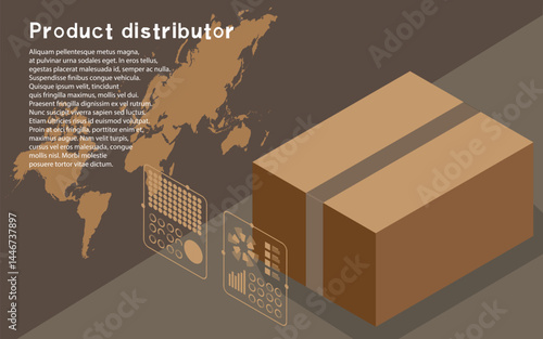Integrated distribution system and transportation and distribution management system structure