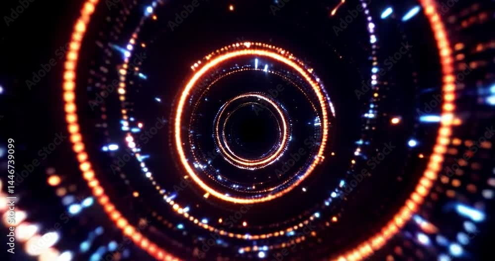 Pulsing Particle Rings Expanding in Space Pulsing Particle Rings Expanding in Space