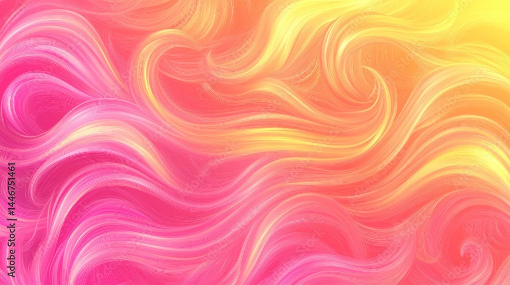 Obraz premium A vibrant abstract display of swirling, pastel hues.