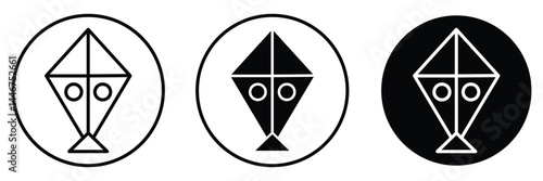 kite icon. kite icon set. kite icon vector illustration eps 10.