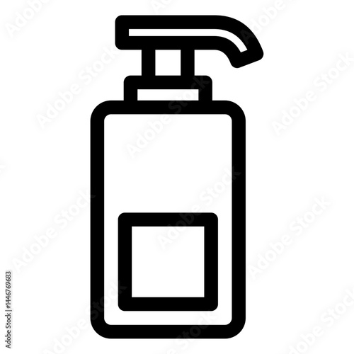 bottle of shampoo icon
