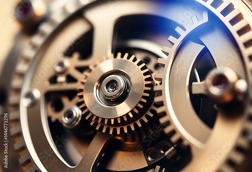 Wallpaper Mural close up view of a watch face Torontodigital.ca