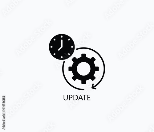 Update Icon Or Logo Isolated Illustration
