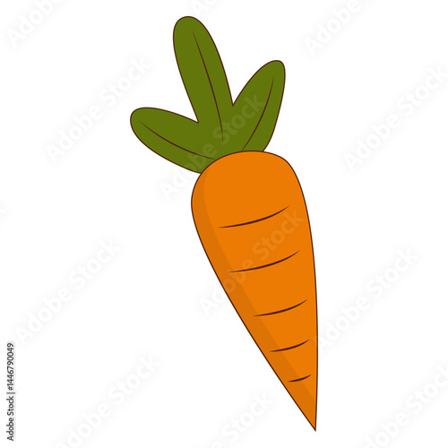Thanksgiving Day Cartoon Element. Isolated on White Background.