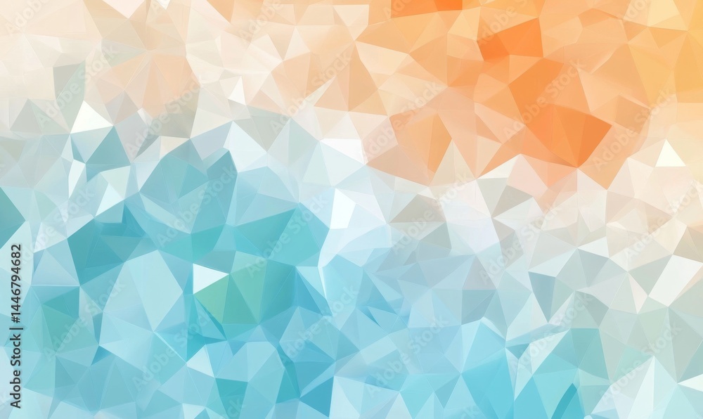 Obraz premium Abstract geometric pattern with soft color transitions