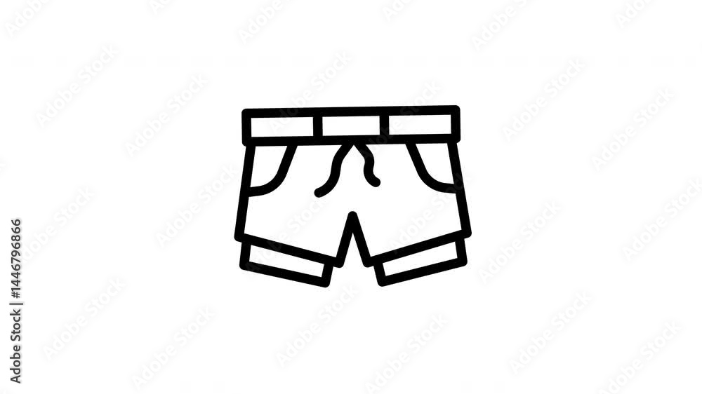 shorts animated icon shorts animated icon