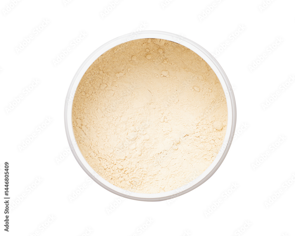 White powder in jar White powder in jar