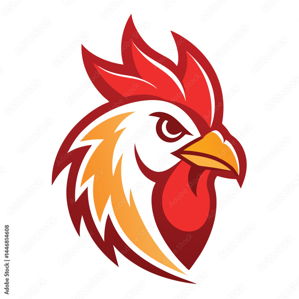Rooster-head-logo-vector Rooster-head-logo-vector