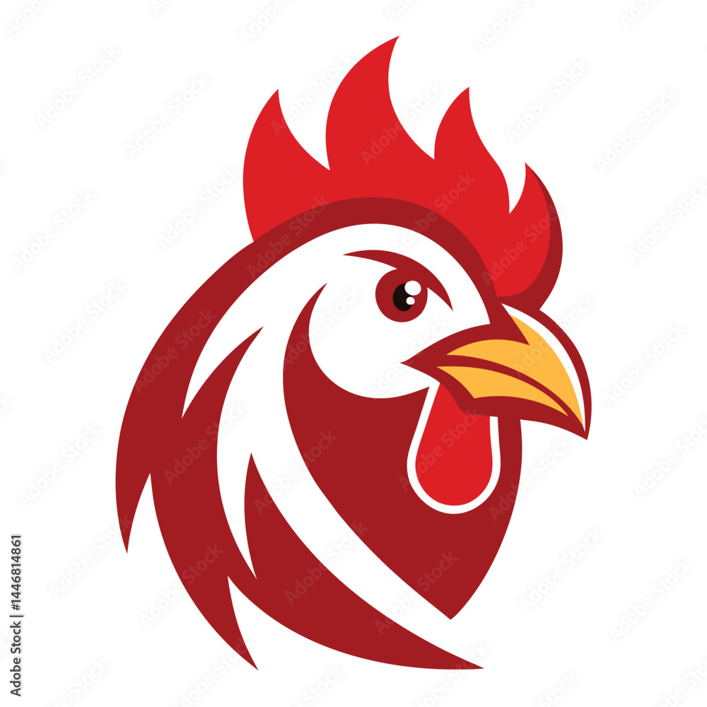 Rooster-head-logo-vector Rooster-head-logo-vector