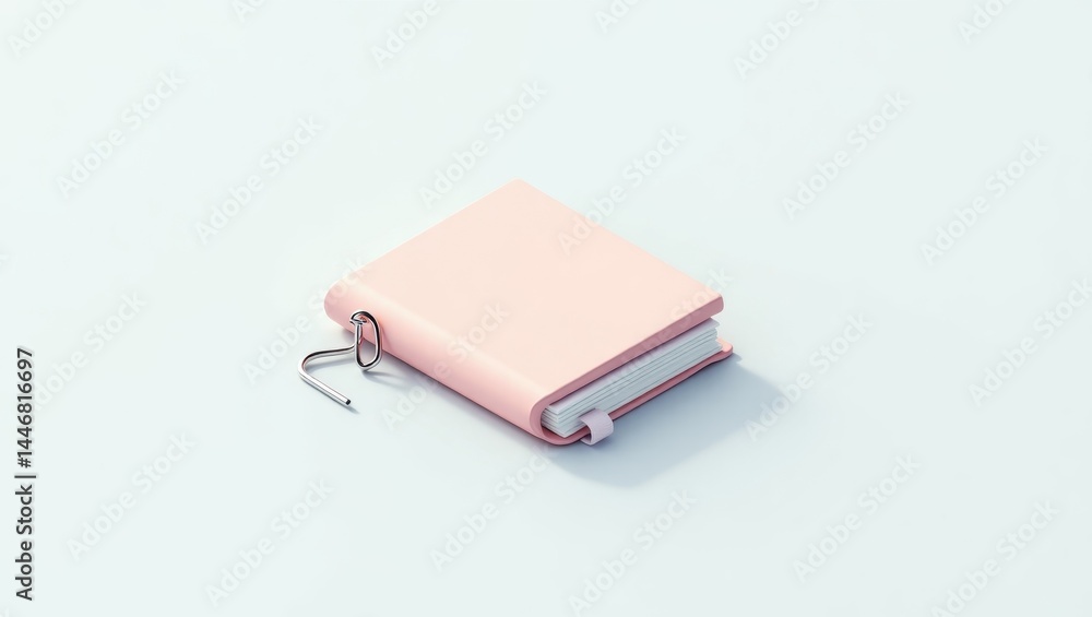 Journaling Kit. Simple Writing Essentials. Isolated 2D Isometric Illustration. Simple journaling kit sits on table with essential writing tools within inviting intimate setting. Journaling Kit. Simple Writing Essentials. Isolated 2D Isometric Illustration. Simple journaling kit sits on table with essential writing tools within inviting intimate setting.