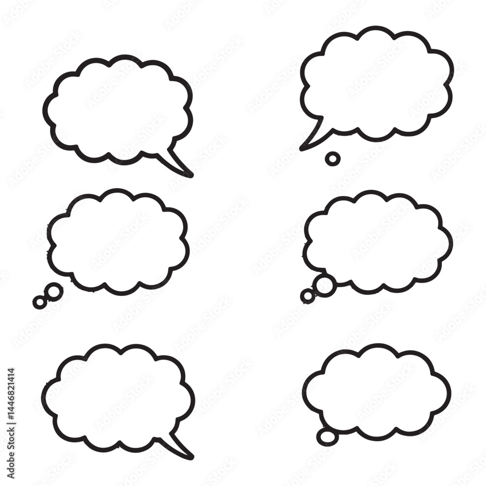 Chat Bubbles Icon with Ellipses, Conversation Symbol for Messaging Chat Bubbles Icon with Ellipses, Conversation Symbol for Messaging