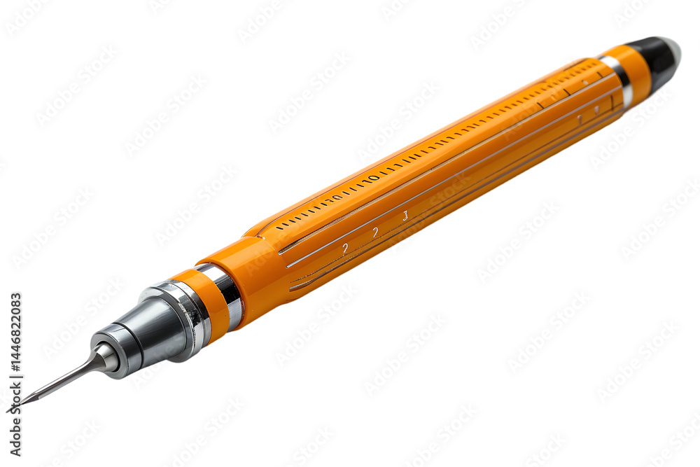 Fototapeta premium Orange Multitool Pen Studio Shot.