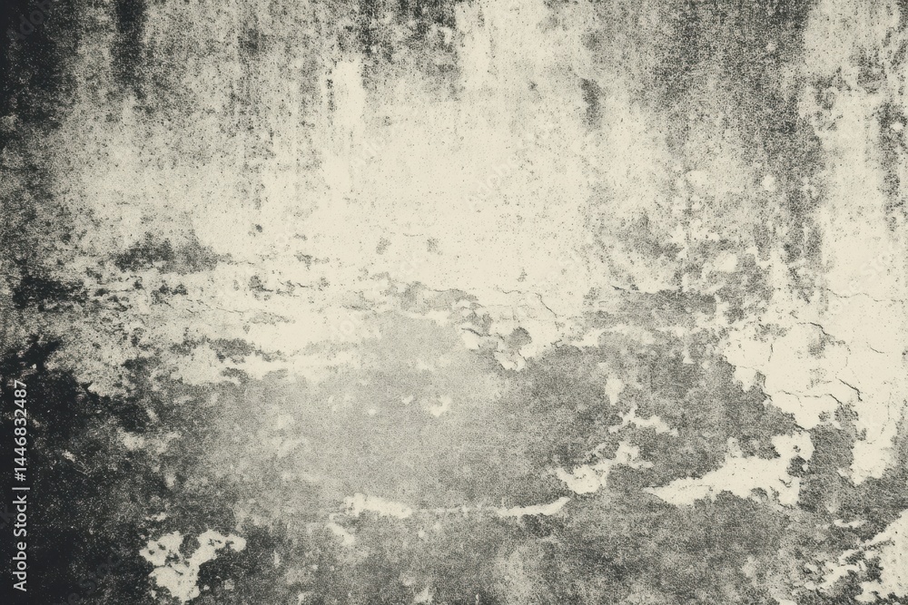 Fototapeta premium Grunge monochrome distressed texture for unique artistic backgrounds and innovative creative projects